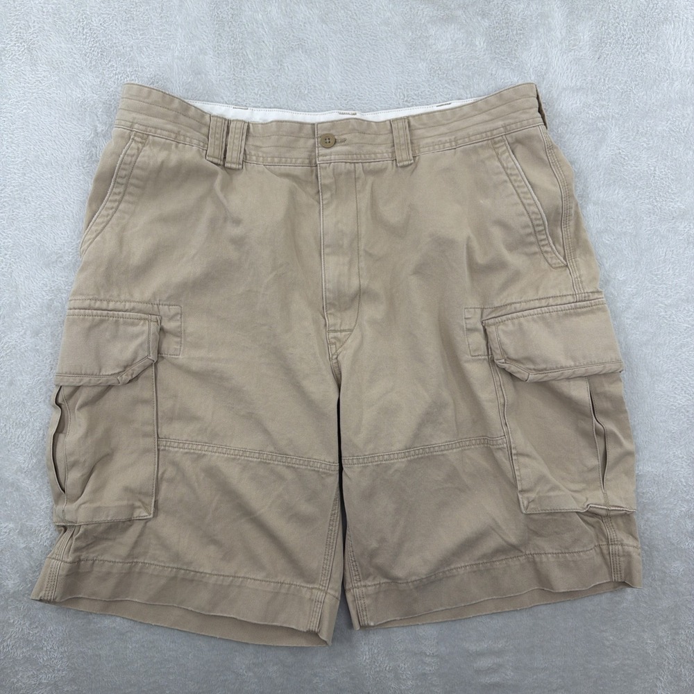 Polo Ralph Lauren Shorts Mens 40 TL Baggy Cotton Cargo Military Paratrooper Y2K